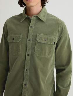 Curtis Corduroy Work Shirt Sulfur Urban Green Classic Fit MENS TOPS Photo 3
