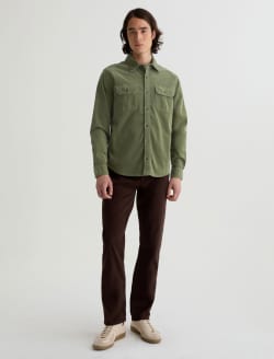Curtis Corduroy Work Shirt Sulfur Urban Green Classic Fit MENS TOPS Photo 5