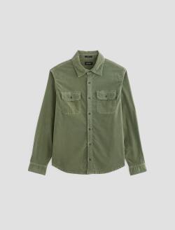 Curtis Corduroy Work Shirt Sulfur Urban Green Classic Fit MENS TOPS Photo 1