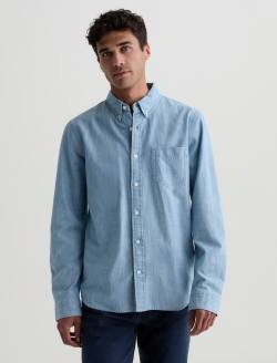 Dean Oxford Shirt Desert Breeze Classic Button Down MENS TOPS Photo 2