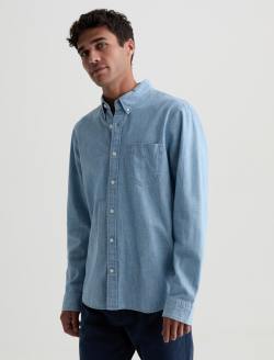 Dean Oxford Shirt Desert Breeze Classic Button Down MENS TOPS Photo 7