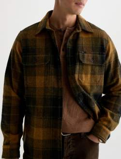 Milland Utility Shirt Bronze Beat Multi Relaxed Button Up MENS TOPS Photo 3