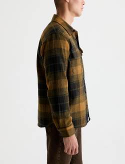 Milland Utility Shirt Bronze Beat Multi Relaxed Button Up MENS TOPS Photo 4