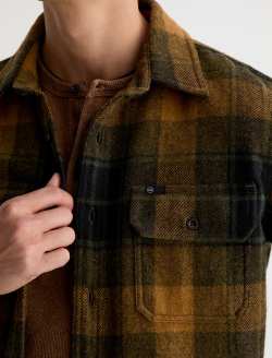 Milland Utility Shirt Bronze Beat Multi Relaxed Button Up MENS TOPS Photo 6