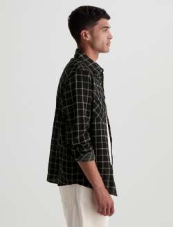 Huston Western Shirt Black Multi Snap Front Top MENS TOPS Photo 4