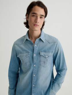 Huston Western Shirt Stanton Snap Front Top MENS TOPS Photo 3