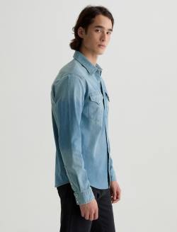 Huston Western Shirt Stanton Snap Front Top MENS TOPS Photo 4