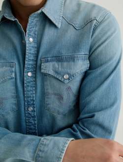 Huston Western Shirt Stanton Snap Front Top MENS TOPS Photo 6