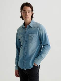 Huston Western Shirt Stanton Snap Front Top MENS TOPS Photo 7