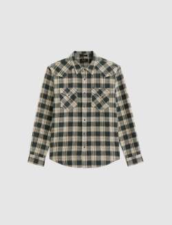 Huston Western Shirt Charcoal Grey Multi Classic Fit MENS TOPS Photo 1