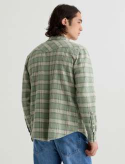 Huston Western Shirt Green Multi Classic Fit MENS TOPS Photo 8