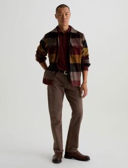 Bryce Long Sleeve Polo Cranberry Classic Long  Sleeve Polo MENS TOPS Photo 5