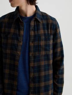 Wayne Work Shirt Deep Navy Multi Utility Button Down MENS TOPS Photo 3