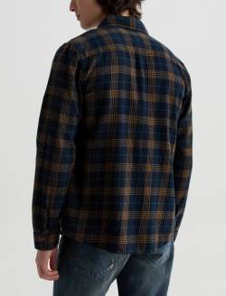 Wayne Work Shirt Deep Navy Multi Utility Button Down MENS TOPS Photo 8