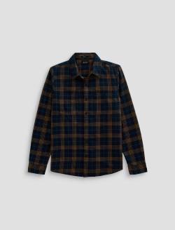 Wayne Work Shirt Deep Navy Multi Utility Button Down MENS TOPS Photo 1