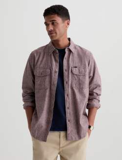 Miller CPO Shirt Sierra Currant Relaxed Button Up MENS TOPS Photo 2