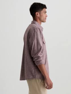 Miller CPO Shirt Sierra Currant Relaxed Button Up MENS TOPS Photo 4
