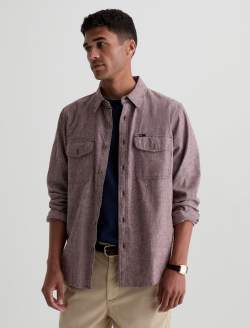 Miller CPO Shirt Sierra Currant Relaxed Button Up MENS TOPS Photo 7