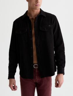 Miller CPO Shirt Black Relaxed Button Up MENS TOPS Photo 2