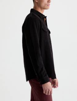 Miller CPO Shirt Black Relaxed Button Up MENS TOPS Photo 4