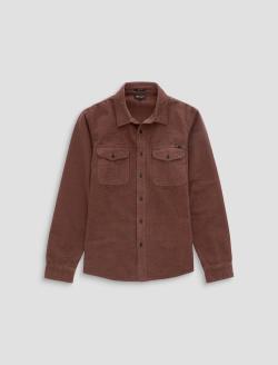 Miller CPO Shirt Wood Brown Relaxed Button Up MENS TOPS Photo 1