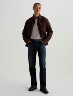 Bryce Long Sleeve Henley Heather Grey Classic Henley MENS TOPS Photo 5