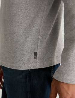 Bryce Long Sleeve Henley Heather Grey Classic Henley MENS TOPS Photo 6