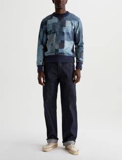 Blake Crew Sweatshirt Indigo Quilt Classic Pullover MENS TOPS Photo 5