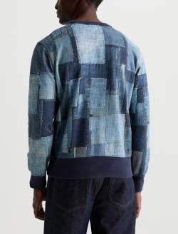 Blake Crew Sweatshirt Indigo Quilt Classic Pullover MENS TOPS Photo 8