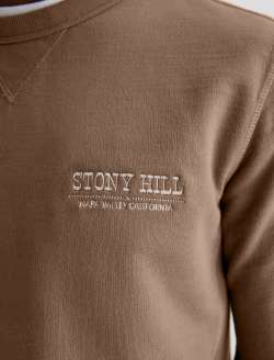 Blake Crew Sweatshirt Stony Hill Cork Classic Pullover MENS TOPS Photo 6