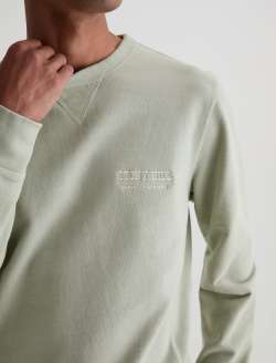 Blake Crew Sweatshirt Stony Hill Faded Moss Classic Pullover MENS TOPS Photo 6