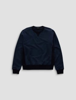 Blake Crew Deep Navy Classic Sweatshirt MENS TOPS Photo 1