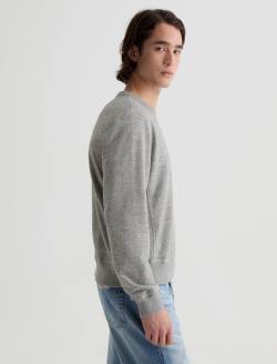 Blake Crew Heather Grey Classic Sweatshirt MENS TOPS Photo 4