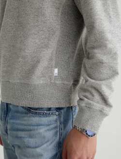 Blake Crew Heather Grey Classic Sweatshirt MENS TOPS Photo 6