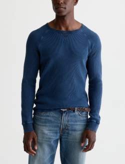 Cody Thermal Shirt Heritage Navy Classic Pullover MENS TOPS Photo 2