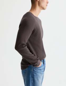 Cody Thermal Shirt Smooth Slate Classic Pullover MENS TOPS Photo 4