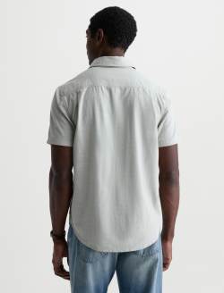 Mason Short Sleeve Work Shirt Faded Moss Classic Button Up MENS TOPS Photo 8
