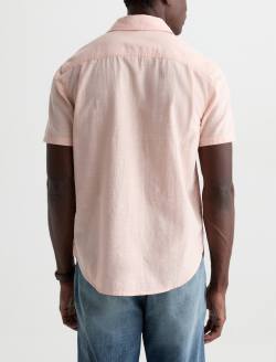 Mason Short Sleeve Work Shirt Vintage Pink Classic Button Up MENS TOPS Photo 8