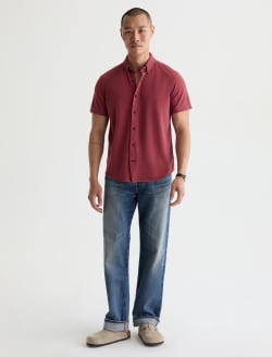 Rogan Shirt Heritage Adobe Clay Short Sleeve Button Down MENS TOPS Photo 5