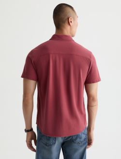 Rogan Shirt Heritage Adobe Clay Short Sleeve Button Down MENS TOPS Photo 8
