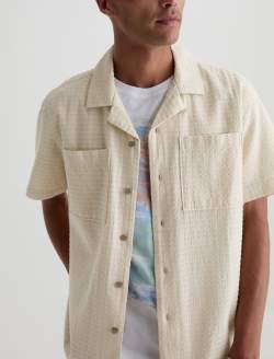 Marco Camp Shirt Champagne Relaxed Fit MENS TOPS Photo 3