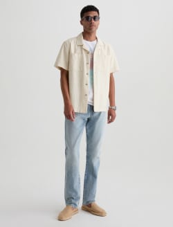 AG Jeans Marco Camp Shirt, Men's, Natural, M