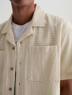 Marco Camp Shirt Champagne Relaxed Fit MENS TOPS Photo 6