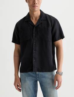 Marco Camp Shirt True Black Relaxed Fit MENS TOPS Photo 2
