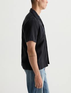 Marco Camp Shirt True Black Relaxed Fit MENS TOPS Photo 4