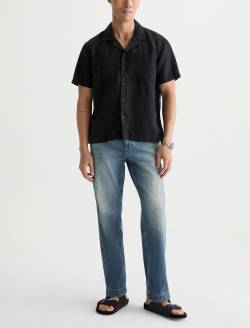 Marco Camp Shirt True Black Relaxed Fit MENS TOPS Photo 5