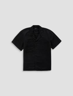Marco Camp Shirt True Black Relaxed Fit MENS TOPS Photo 1