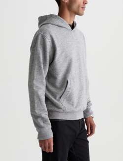Roger Hoodie Heather Grey Relaxed Pullover MENS TOPS Photo 4