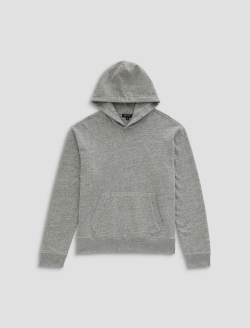Roger Hoodie Heather Grey Relaxed Pullover MENS TOPS Photo 1