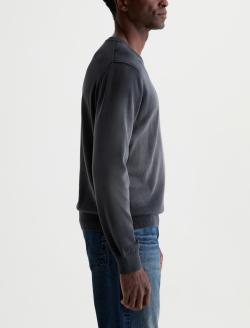 Beck Crew Sweater Heritage Black Classic Long Sleeve Crew Neck  Sweater MENS TOPS Photo 4